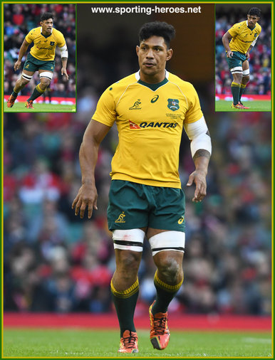 Lopeti TIMANI - Australia - International  Rugby Union Caps.