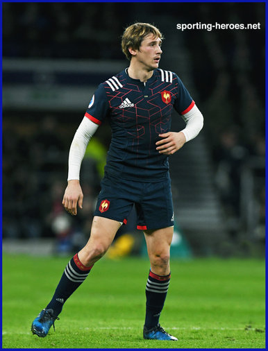 Baptiste SERIN - France - International rugby matches.