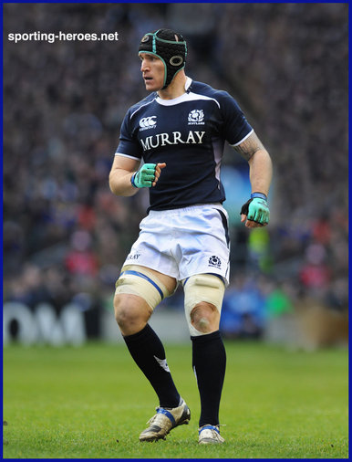 Alasdair Strokosch - Scotland - International Rugby Caps. 2011 - 2015