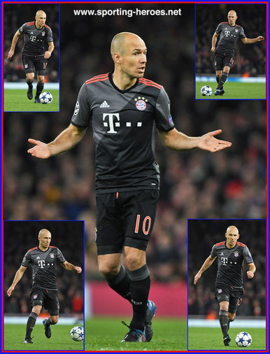 Arjen Robben - Bayern Munchen - 2016/17 Champions League. Knock out games.