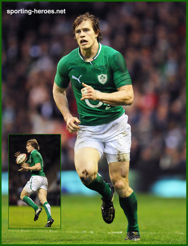 Andrew Trimble - Ireland (Rugby) - International rugby caps. 2012-2017.