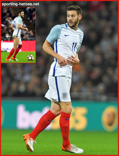 Adam Lallana - England - 2018 FIFA World Cup qualifying games.