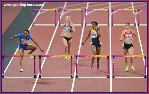 Kori CARTER - U.S.A. - 2017 women's 400m hurdles World Champion.