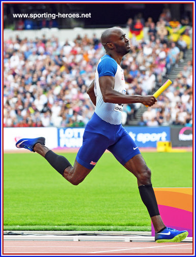 Dwayne COWAN - Great Britain & N.I. - 2017 World Championships 4x400m bronze medal.