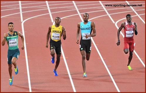 Abdalelah HAROUN - Qatar - Bronze medal in 400m at 2017 World Championships.