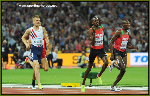 Filip INGEBRIGTSEN - Norway - 1500 metres bronze medal at 2017 World Championships.