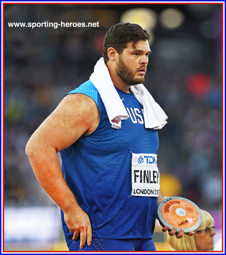 Mason FINLEY - U.S.A. - Discus bronze at 2017 World Championships.