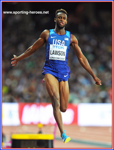 Jarrion LAWSON - U.S.A. - Long jump silver medal at 2017 World Championships.