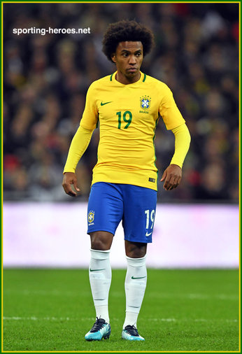 Willian - Brazil - 2018 FIFA World Cup Qualifying Games.