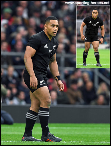 Ngani LAUMAPE - New Zealand - International Rugby Union Caps.