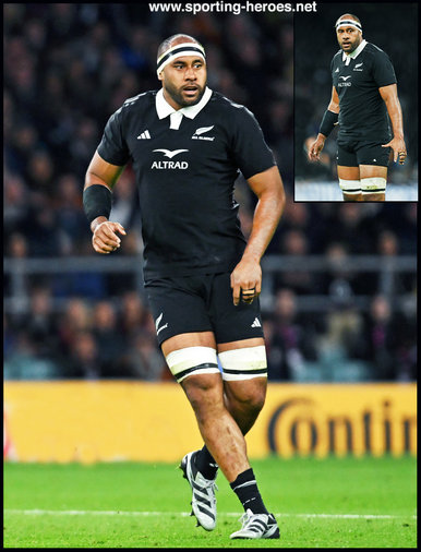 Patrick TUIPULOTU - New Zealand - International Rugby Union Caps.