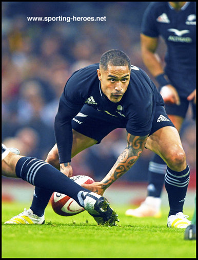 Aaron SMITH - New Zealand - International rugby caps.