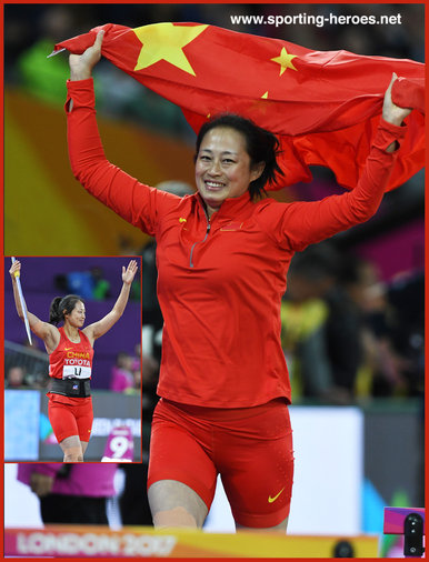 Lingweli LI - China - Javelin silver medal at 2017 World Championships.