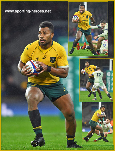 Samu KEREVI - Australia - International Rugby Union Caps.