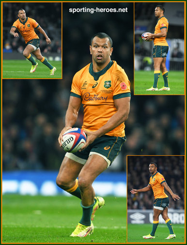 Kurtley Beale - Australia - International Rugby Union Caps. 2016-