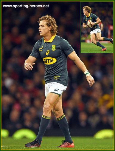 Andries COETZEE - South Africa - International Rugby Union Caps.