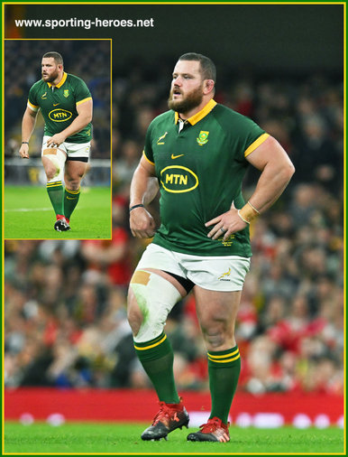 Wilco LOUW - South Africa - International Rugby Union Caps.