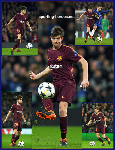 Sergi ROBERTO - Barcelona - 2017/18 Champions League. Knock out games.