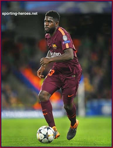 Samuel UMTITI - Barcelona - 2017/18 Champions League. Knock out games.