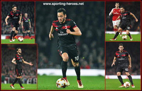 Hakan CALHANOGLU - Milan - 2017-2018 Europa League.