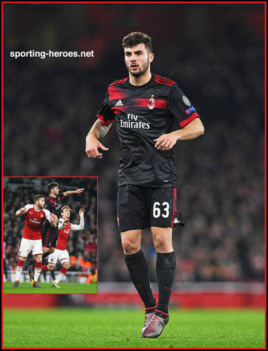 Patrick CUTRONE - Milan - 2017-2018 Europa League.