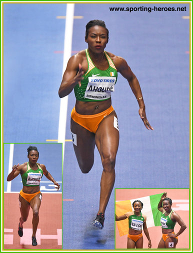 Murielle AHOURE - Ivory Coast - 2018 World Indoor 60m Champion.