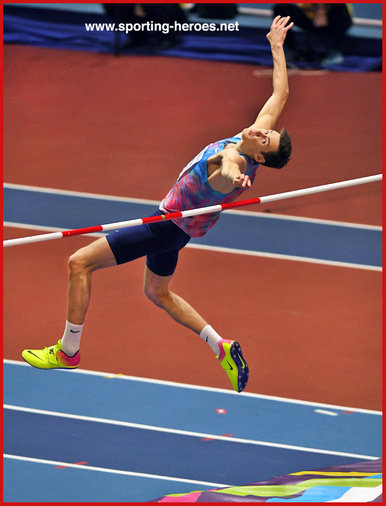 Danil LYSENKO - Russia - 2018 World Indoor high jump Champion.