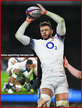 Courtney LAWES - England - International Rugby Caps 2016 - 2019