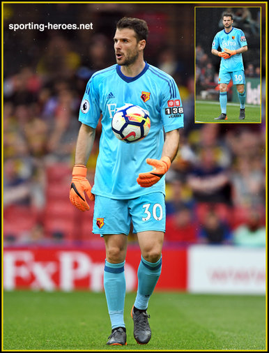 Orestis KARNEZIS - Watford FC - Premier League Appearances