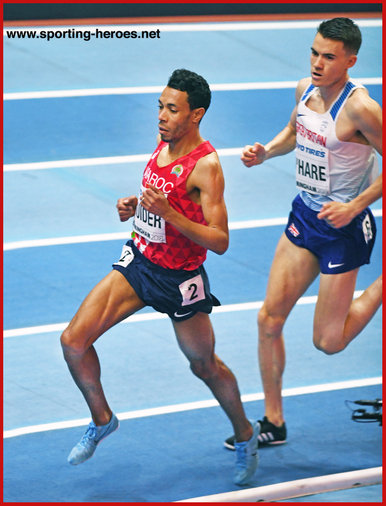 Abdalaati Iguider - Morocco - Bronze medal at 2018 World Indoor Championships.