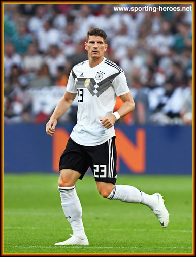 Mario Gomez - Germany - 2018 FIFA World Cup games.