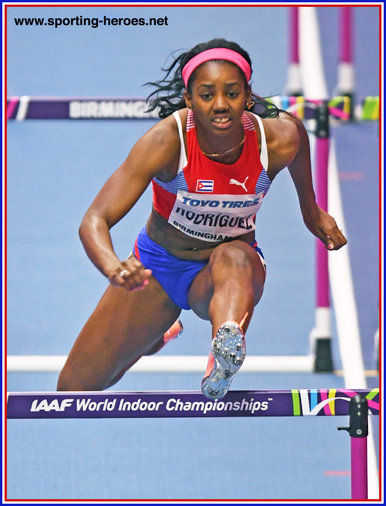 Yorgelis RODRIGUEZ - Cuba - Bronze medal at 2018 World Indoor Championships.