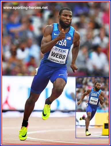 Ameer WEBB - U.S.A. - Fifth in 200m at 2017 World Championships.
