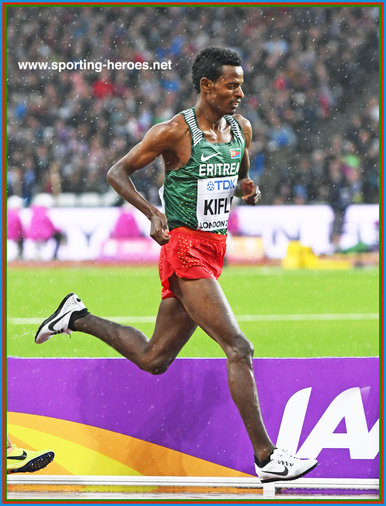Aron KIFLE - Eritrea - 7th in 5,000m at 2017 World Championships.