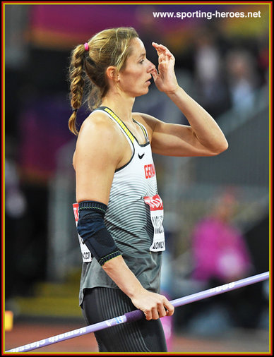 Katharina Molitor - Germany - 7th. in the javelin at 2017 World Championships.