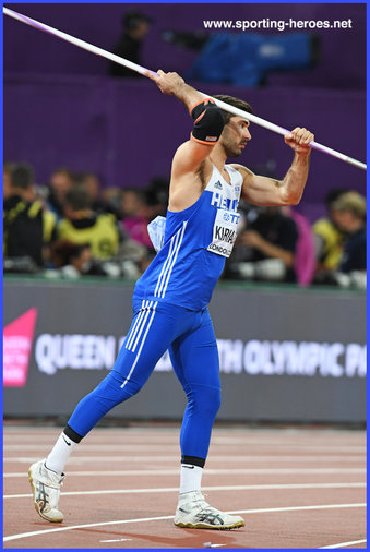 Ioannis KIRIAZIS - Greece - 6th at 2017 World Championships.