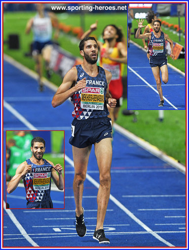 Mahiedine Mekhissi-Benabbad - France - 2018 European steeplechase Champion: four times.