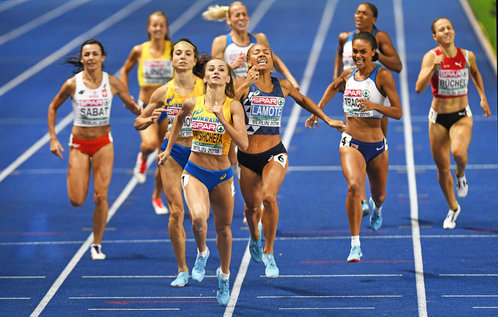 Nataliya PRYSHCHEPA - Ukraine - European 800 metres Champion again in 2018.