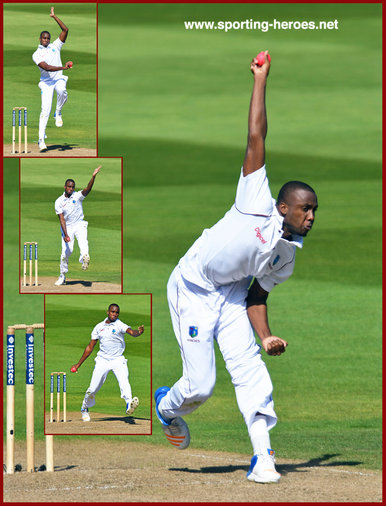 Miguel CUMMINS - West Indies - 2017 Three Test series in England.
