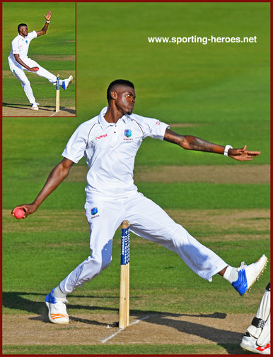 Alzarri  JOSEPH - West Indies - 2017 Three Test series in England.