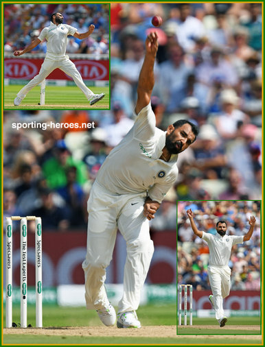 Mohammed SHAMI - India - 2018 Test series against England.