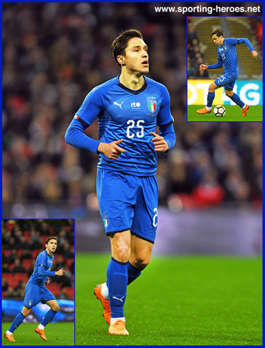 Federico CHIESA - Italian footballer - 2018 UEFA Nations League Games.