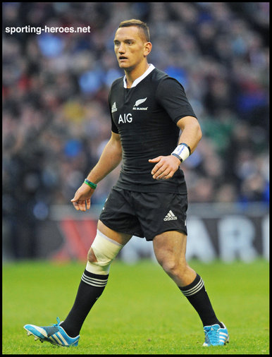 Aaron CRUDEN - New Zealand - International caps for the All Blacks.