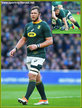 Duane VERMEULEN - South Africa - International Rugby Caps. 2012-2019