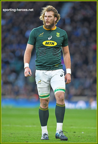 Rudolph SNYMAN - South Africa - International Rugby Union Caps.