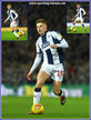 Harvey BARNES - West Bromwich Albion - League Appearances