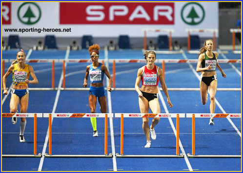 Anna RYZHYKOVA - Ukraine - Silver medal at 2018 European Championships 400mh.