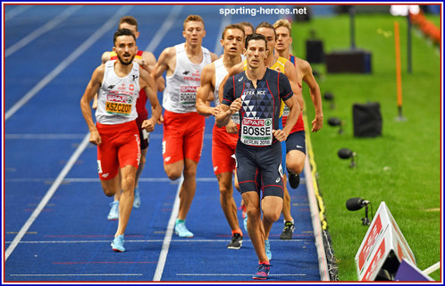 Pierre-Ambrois BOSSE - France - 3rd. in 800m at 2018 European Championships.