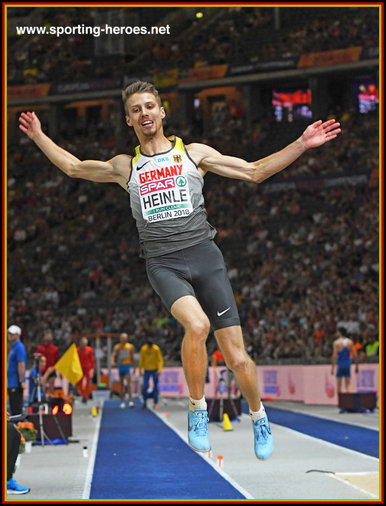 Fabian HEINLE - Germany - Long jump silver medal at 2018 European Championships.