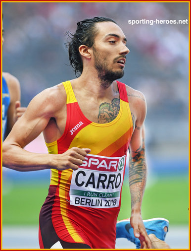 Fernando CARRO - Spain - Silver medal in steeplechase at 2018 European Championships.